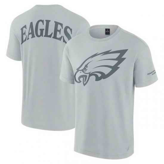 Men Fanatics Gray Philadelphia Eagles Elements Iconic T Shirt